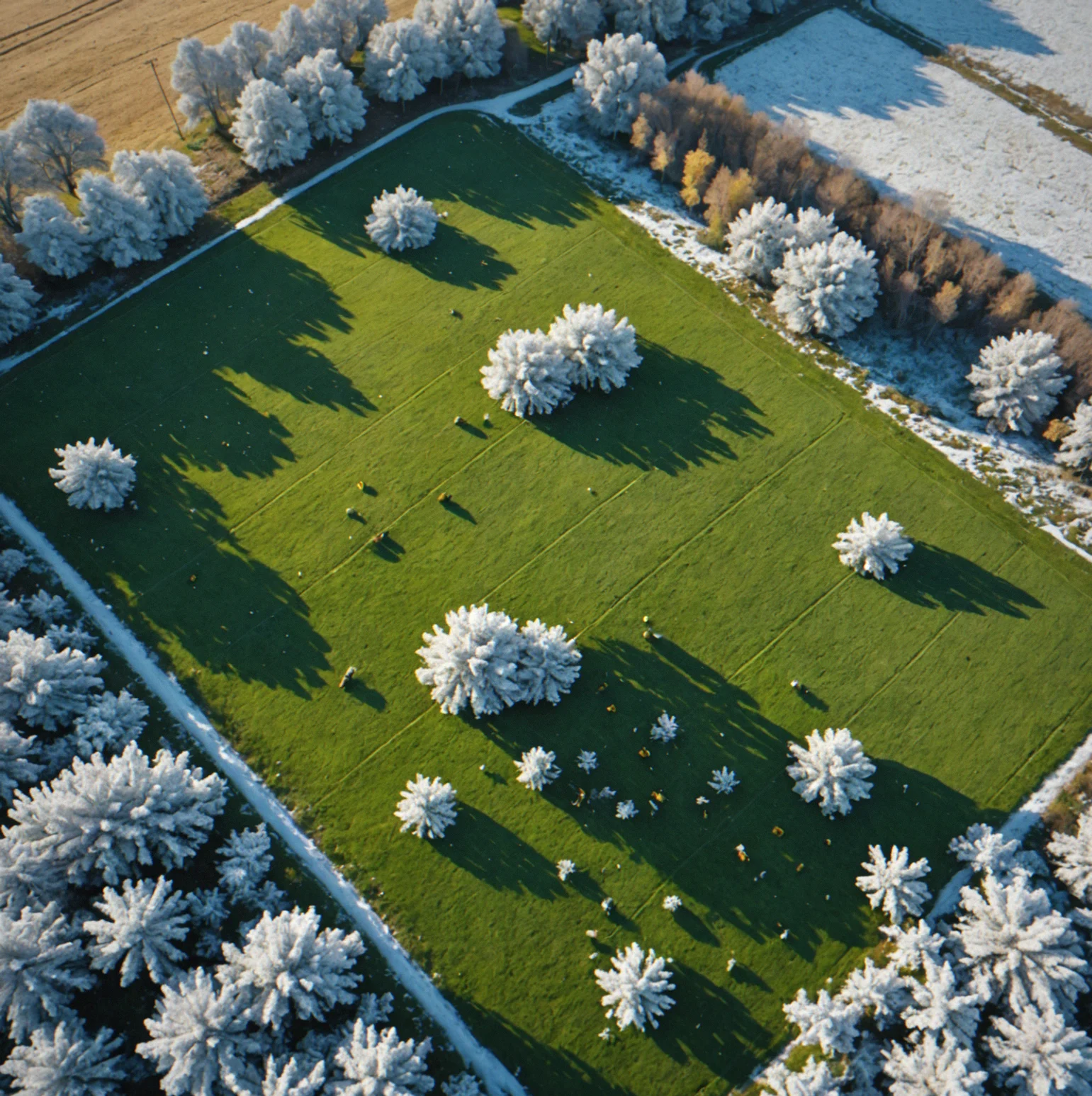 Farm covered in winter frost, run over with a final score of 2,847 and rank 342